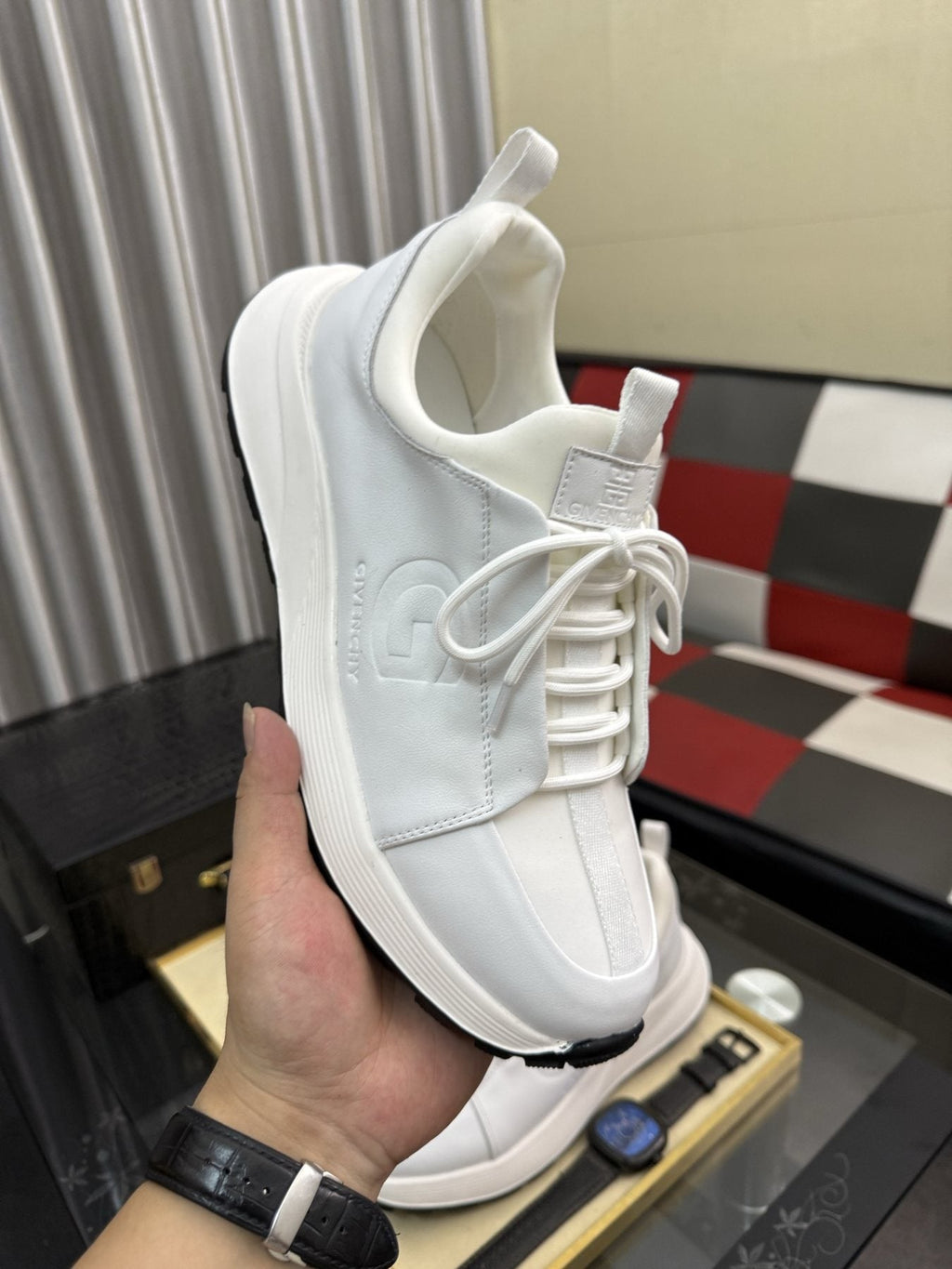 Givenchy Low-Top Logo Strap Sneakers