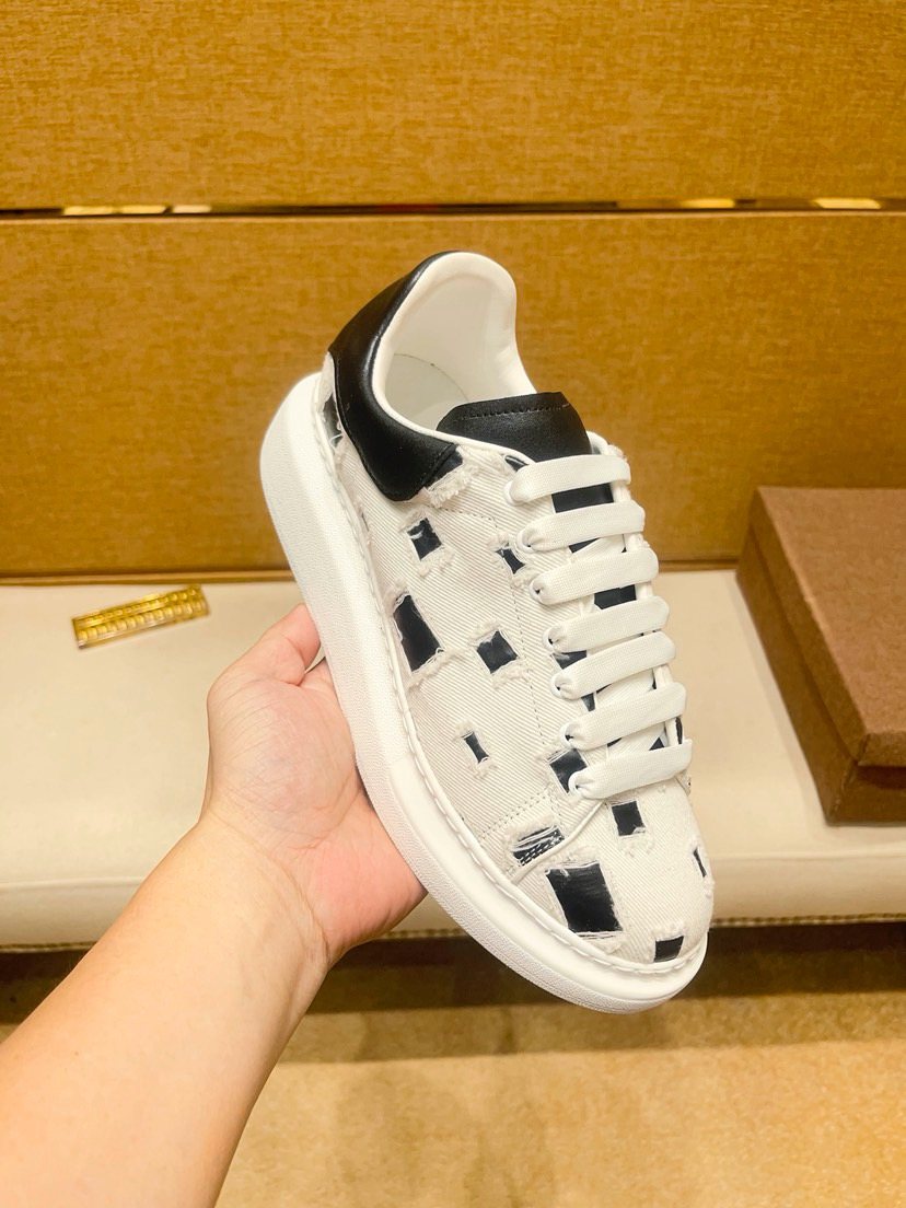 Patterned Low-Top Sneakers