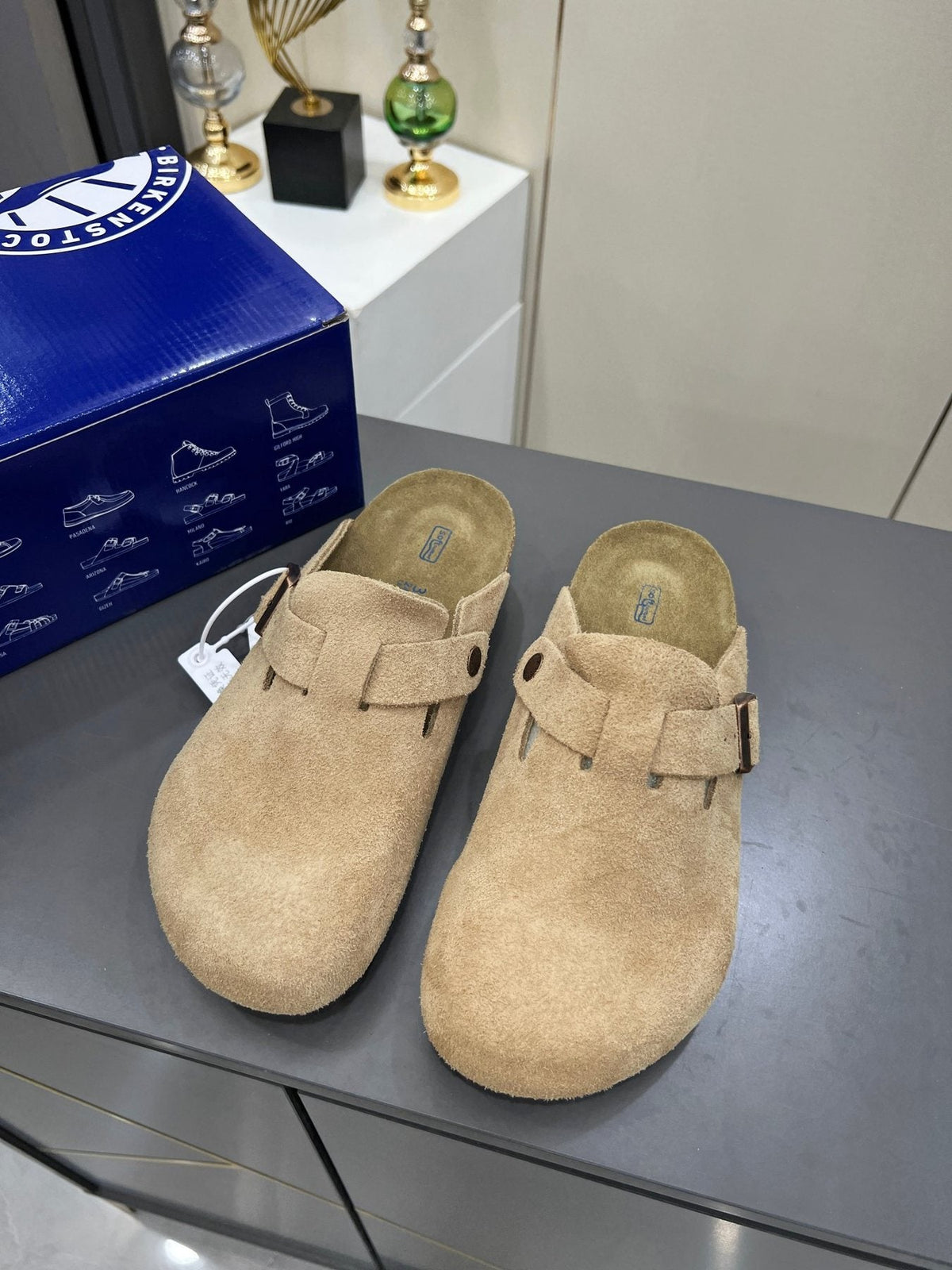 Birkenstock Closed-Toe Buckle Clogs