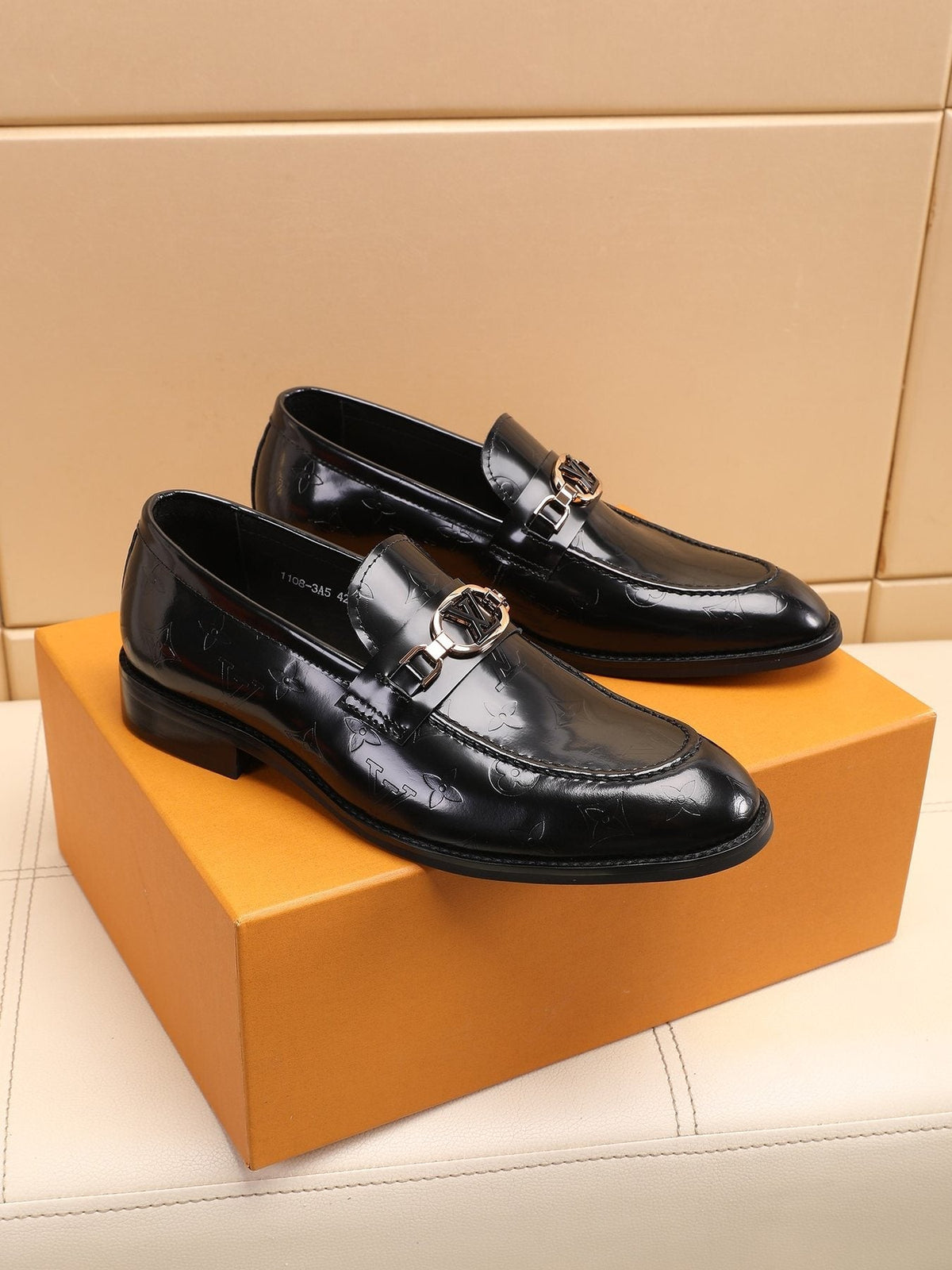 Louis Vuitton Embossed Bit Loafers