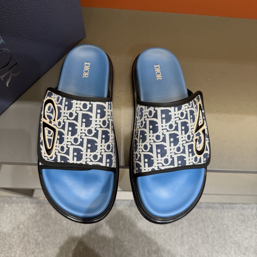 Dior Oblique Slide Sandals